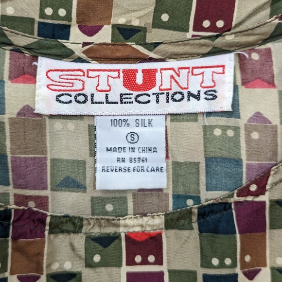 vintage 80's silk blouse - Picture 7 of 7